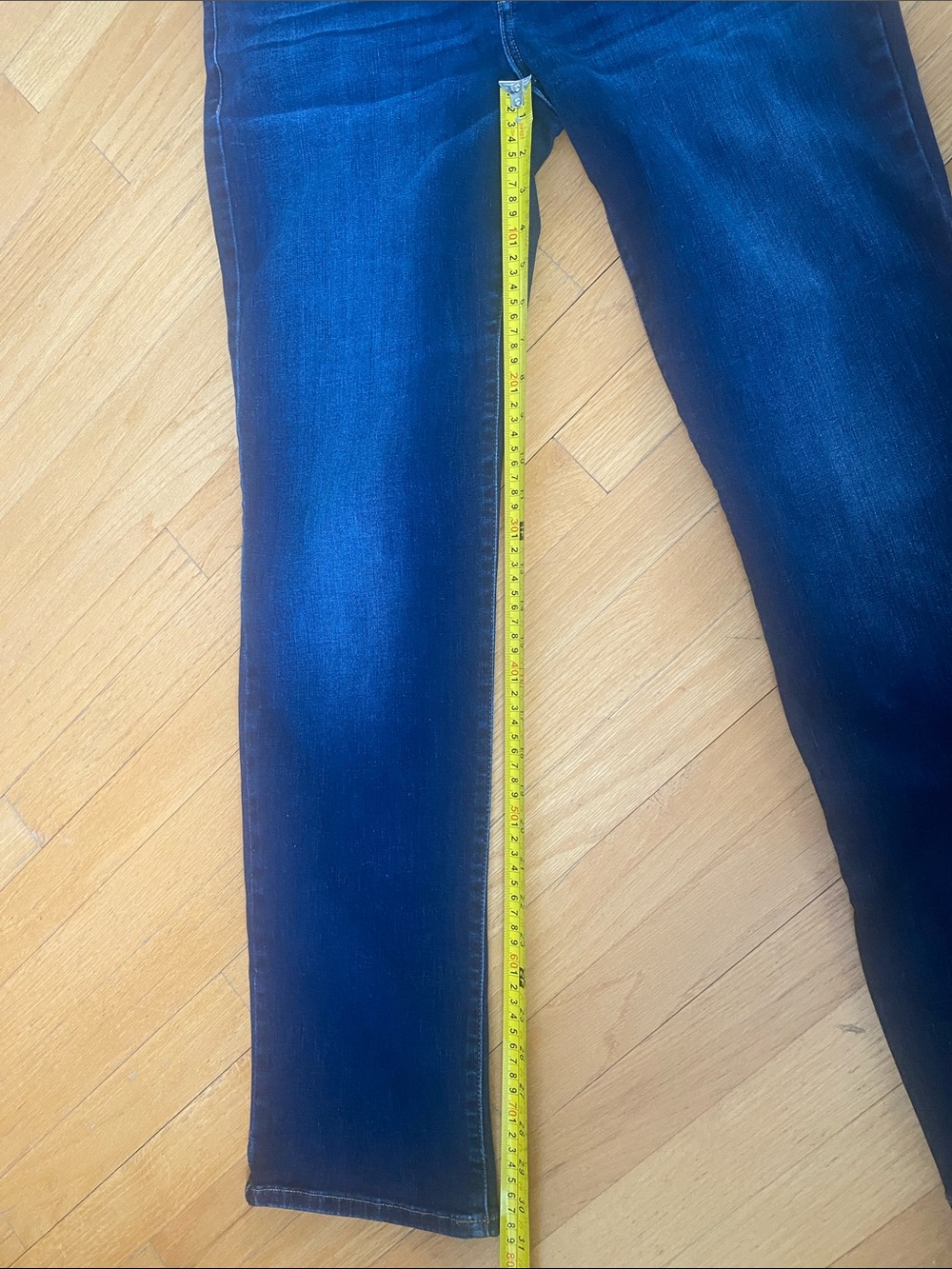 Lucky Brand Women's Sweet Mid-rise Dark Blue Straight leg Jeans - Picture 5 of 7